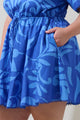 Emidora Floral Bouse Shift Mini Dress Curve