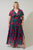 Kaeli Floral Amabel Tiered Maxi Dress Curve