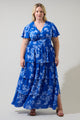 Lilith Floral Amabel Tiered Maxi Dress Curve