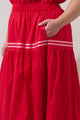 Solene Contrast Maxi Dress Curve