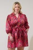 Azura Paisley Eira Poplin Mini Dress Curve