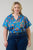 Anabelle Floral Darthy Smocked Top Curve