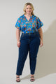 Anabelle Floral Darthy Smocked Top Curve