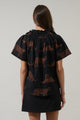 Zenzi Jungle Darthy Smocked Top
