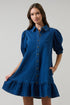 Jamie Denim Levy Button Down Shift Dress
