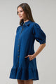 Jamie Denim Levy Button Down Shift Dress