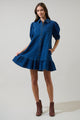 Jamie Denim Levy Button Down Shift Dress