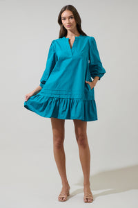 Velma Ruffle Shift Dress