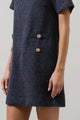 Kay Kury Tweed Mini Dress