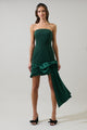 Lucella Bow Ruched Mini Dress