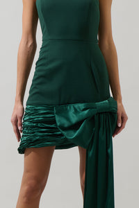 Lucella Bow Ruched Mini Dress