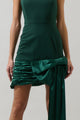 Lucella Bow Ruched Mini Dress