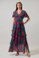 Kaeli Floral Amabel Tiered Maxi Dress