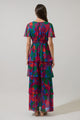 Kaeli Floral Amabel Tiered Maxi Dress