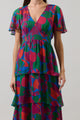Kaeli Floral Amabel Tiered Maxi Dress