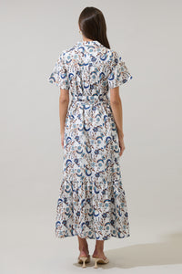 Ralston Floral Valery Button Down Maxi Dress