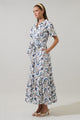 Ralston Floral Valery Button Down Maxi Dress