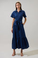 Valery Button Down Maxi Dress
