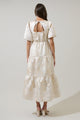Lola Jacquard Eulalia Tiered Maxi Dress
