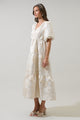 Lola Jacquard Eulalia Tiered Maxi Dress