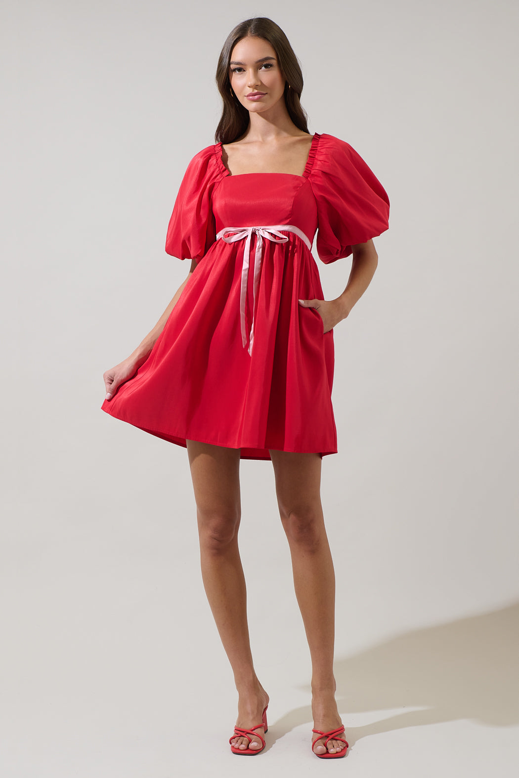 bubble sleeve mini dress Chelsea Bubble Sleeve Mini Dress Black / XL by Sugarlips