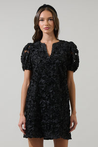 Eirene Rosette Mini Dress