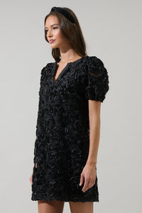 Eirene Rosette Mini Dress