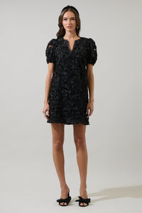 Eirene Rosette Mini Dress