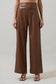 Anisa Leather Bern Wide Leg Pants