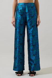 Farrah Jacquard Hestia Wide Leg Pants