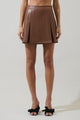 Anisa Leather Calera Mini Skirt