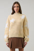 Starry Eyed Eyelash Oatmeal Sweater