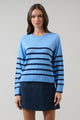 Chantilly Striped Cropped Sweater