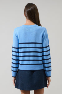 Chantilly Striped Cropped Sweater
