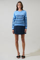 Chantilly Striped Cropped Sweater
