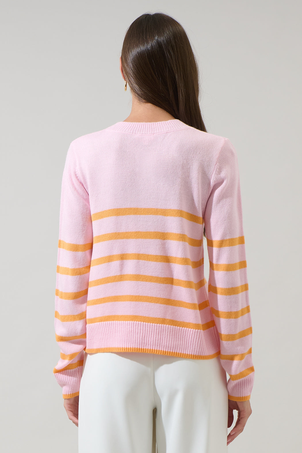 Chantilly Striped Cropped Sweater – Sugarlips