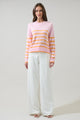Chantilly Striped Cropped Sweater