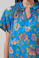 Anabelle Floral Darthy Smocked Top