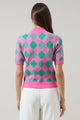 Maren Argyle Mock Neck Sweater