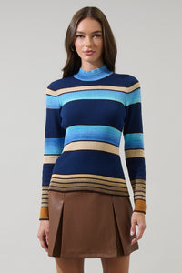 Masen Striped Knit Sweater