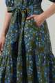 Solvay Floral Wynette Tiered Midi Dress