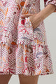 Hendry Floral Velma Ruffle Shift Dress