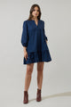 Velma Ruffle Shift Dress