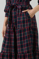 Chapman Plaid Yanis Button Up Midi Dress