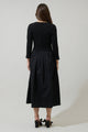 Shelley Mix Knit Midi Dress