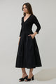 Shelley Mix Knit Midi Dress