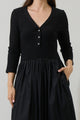 Shelley Mix Knit Midi Dress