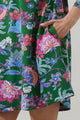 Elara Floral Ruelle Ruffle Mini Dress