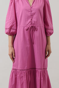 Harmy Drawstring Midi Dress