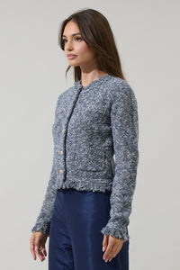 Hensley Fringe Button Down Jacket